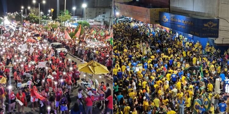 Apoiadores de Lula e Flávio vão às ruas em Natal no último dia de campanha para o 2º turno Apoiadores de Lula e Flávio vão às ruas em Natal no último dia de campanha para o 2º turno