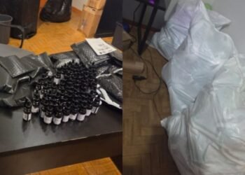 Mais de 1,5 mil cosméticos e suplementos foram encontrados em apartamento usado em esquema de adulteração em MG