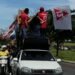 Apoiadores de Lula fazem carreata pelas ruas de Uberlândia Apoiadores de Lula fazem carreata pelas ruas de Uberlândia