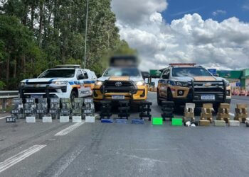 Polícia apreende mais de 100 kg de drogas em ônibus na BR-135; veículo seguia de SP para a Bahia
