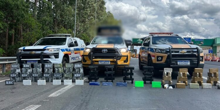 Polícia apreende mais de 100 kg de drogas em ônibus na BR-135; veículo seguia de SP para a Bahia Polícia apreende mais de 100 kg de drogas em ônibus na BR-135; veículo seguia de SP para a Bahia