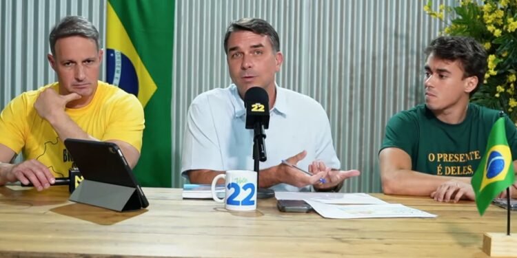 Tecnicamente empatado com Lula, Flávio Bolsonaro comemora Datafolha: ‘Pode ter certeza que é muito mais na frente’ Tecnicamente empatado com Lula, Flávio Bolsonaro comemora Datafolha: ‘Pode ter certeza que é muito mais na frente’