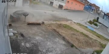 Motorista morre após perder controle de carro e bater contra estrutura de concreto em Remígio, na PB; VÍDEO