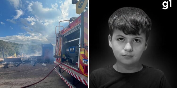 Menino de 11 anos morre e adultos que tentaram resgatá-lo de incêndio ficam feridos no RS Menino de 11 anos morre e adultos que tentaram resgatá-lo de incêndio ficam feridos no RS