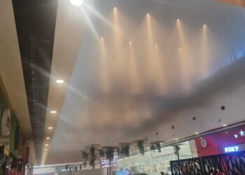 Princípio de incêndio atinge restaurante em centro comercial de Tupã