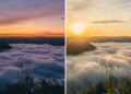 Fotógrafo registra ‘mar de nuvens’ na Serra Gaúcha e imagem viraliza; VÍDEO