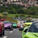 Carros de luxo formam fila e impressionam em Goiânia; vídeo