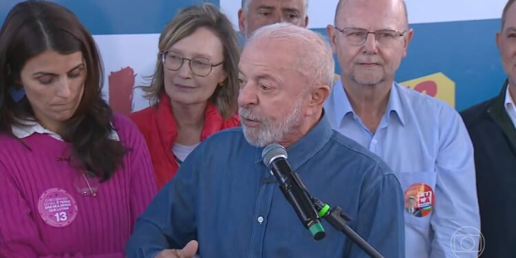 Presidente Lula, candidato à reeleição pelo PT, faz campanha no Rio Grande do Sul Presidente Lula, candidato à reeleição pelo PT, faz campanha no Rio Grande do Sul