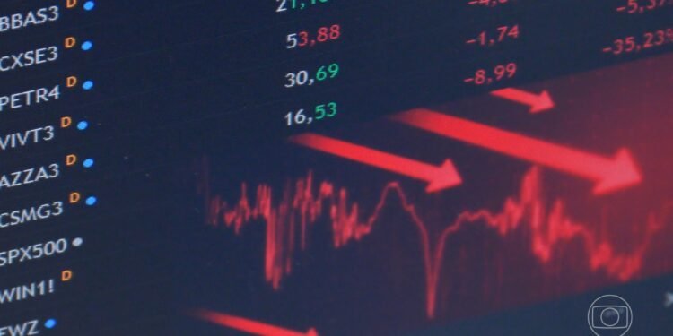 Bolsa brasileira fecha em queda pelo 3º dia seguido Bolsa brasileira fecha em queda pelo 3º dia seguido