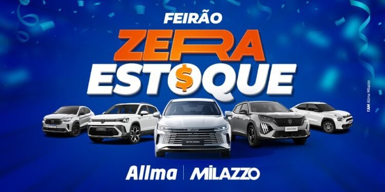 Allma Milazzo faz Feirão Zera Estoque com condições especiais em veículos