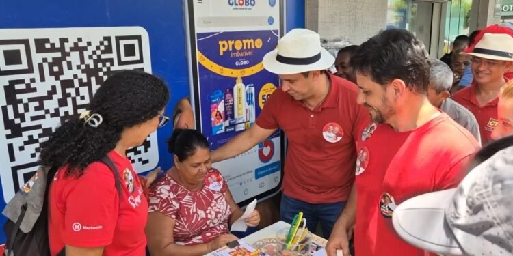 Cadu de Lula faz caminhada em Parnamirim e promete obras viárias e conclusão de Hospital Metropolitano Cadu de Lula faz caminhada em Parnamirim e promete obras viárias e conclusão de Hospital Metropolitano