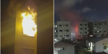 VÍDEO: incêndio toma conta de apartamento no Itapoã Parque, no DF; não há vítimas