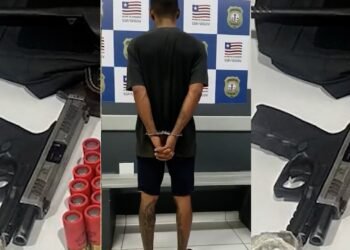 Dois suspeitos de tráfico são presos em investigação que apreendeu armas e munições no MA