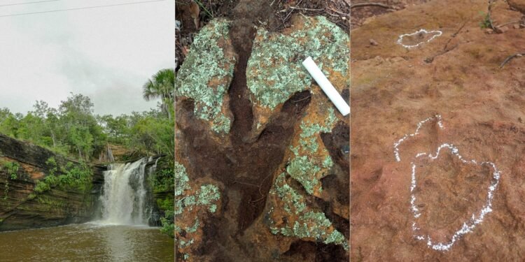 Além das cachoeiras: pegadas de dinossauros são atração na região da Chapada das Mesas, no MA