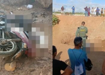 Motociclista morre após cair em vala ao tentar passar por ponte em obra no Ceará