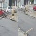 Carro invade loja após batida em cruzamento no litoral de SP; VEJA Carro invade loja após batida em cruzamento no litoral de SP; VEJA