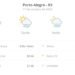 Previsão do tempo hoje para Porto Alegre (RS): sol com algumas nuvens; chove rápido durante o dia e à noite Previsão do tempo hoje para Porto Alegre (RS): sol com algumas nuvens; chove rápido durante o dia e à noite