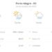 Previsão do tempo hoje para Porto Alegre (RS): sol com algumas nuvens; chove rápido durante o dia e à noite Previsão do tempo hoje para Porto Alegre (RS): sol com algumas nuvens; chove rápido durante o dia e à noite
