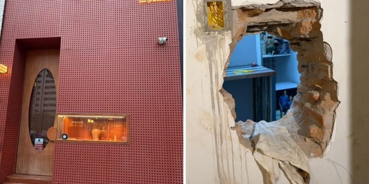 Joalheria é furtada na Rua Oscar Freire após criminosos invadirem lojas vizinhas Joalheria é furtada na Rua Oscar Freire após criminosos invadirem lojas vizinhas