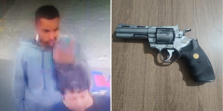 Homem é preso suspeito de tentar assaltar supermercado com arma falsa em Votorantim Homem é preso suspeito de tentar assaltar supermercado com arma falsa em Votorantim