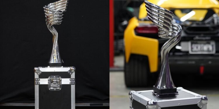 Troféu do GP São Paulo de Fórmula 1 é inspirado em motor clássico e na curva ‘S do Senna’; veja detalhes Troféu do GP São Paulo de Fórmula 1 é inspirado em motor clássico e na curva ‘S do Senna’; veja detalhes