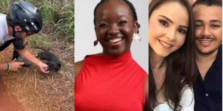 Você viu? Ciclista dá água a cachorro abandonado, Ana Elisa desativa conta no X e casal que morreu participaria de corrida Você viu? Ciclista dá água a cachorro abandonado, Ana Elisa desativa conta no X e casal que morreu participaria de corrida