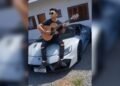 Cantor sertanejo leva quase quatro anos e gasta R$ 80 mil na fabricação de carro para divulgar carreira: ‘Me chamavam de doido’